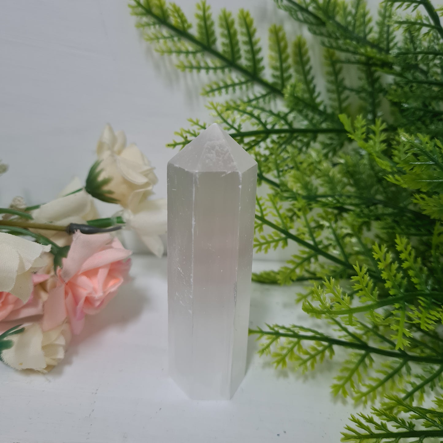 Selenite Gemstone Point