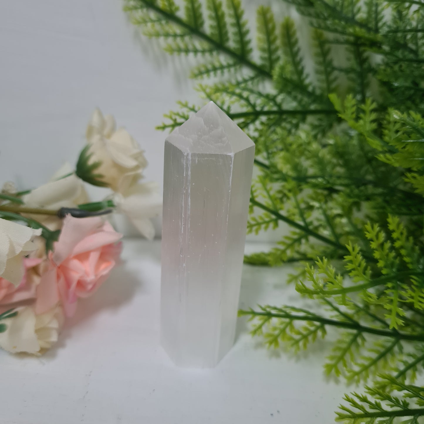 Selenite Gemstone Point