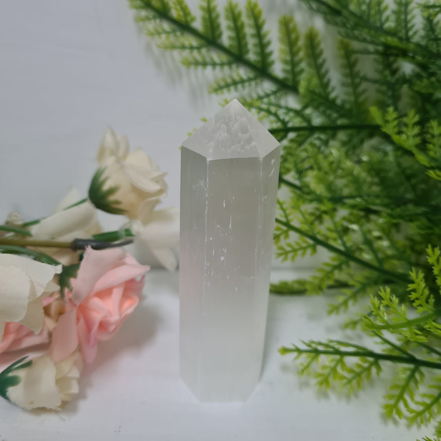 Selenite Gemstone Point