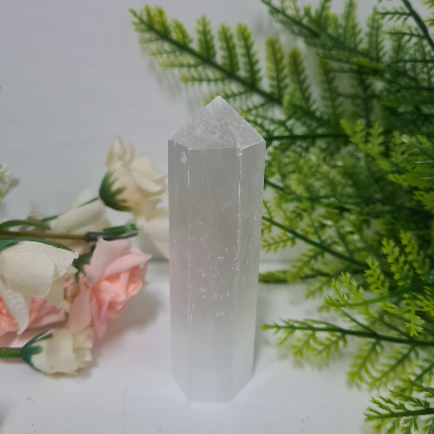 Selenite Gemstone Point