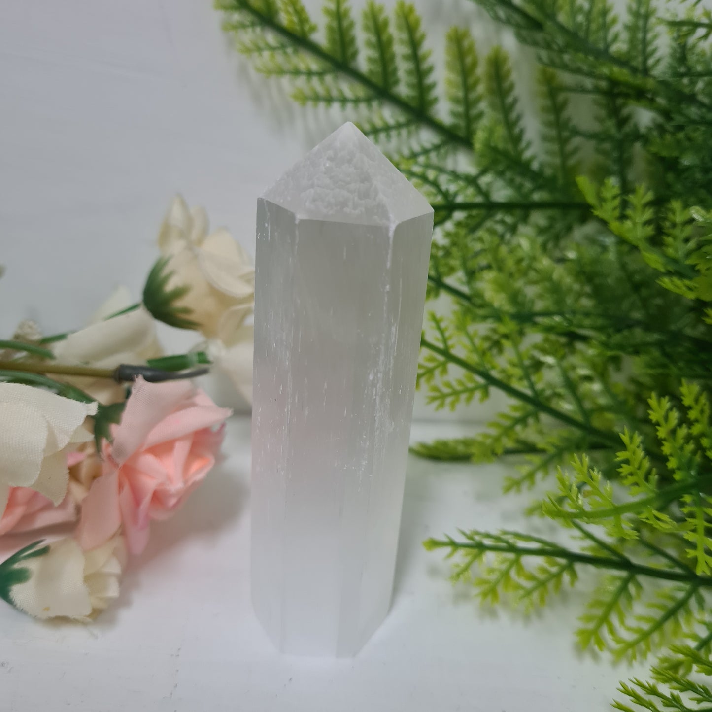 Selenite Gemstone Point