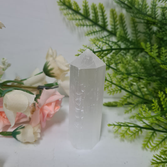 Selenite Gemstone Point