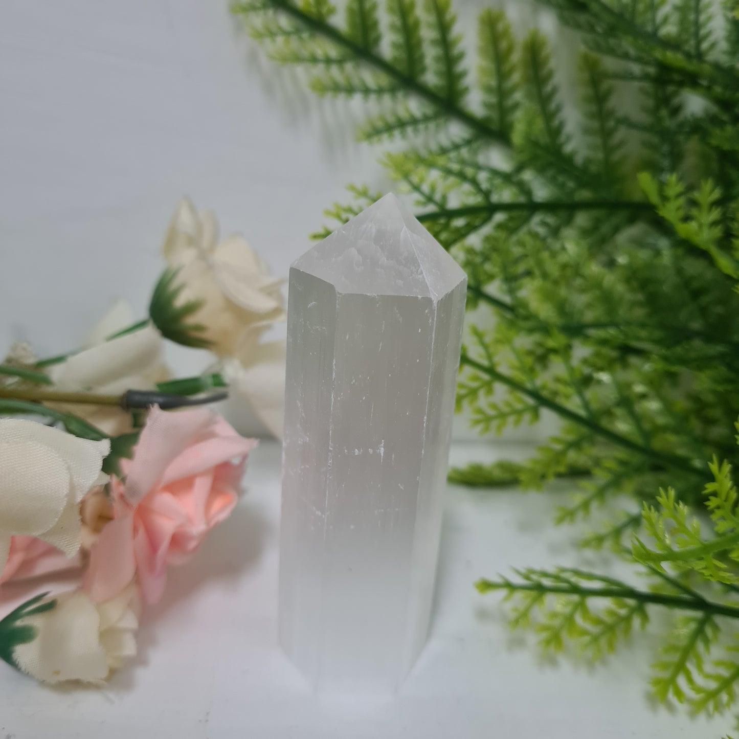 Selenite Gemstone Point