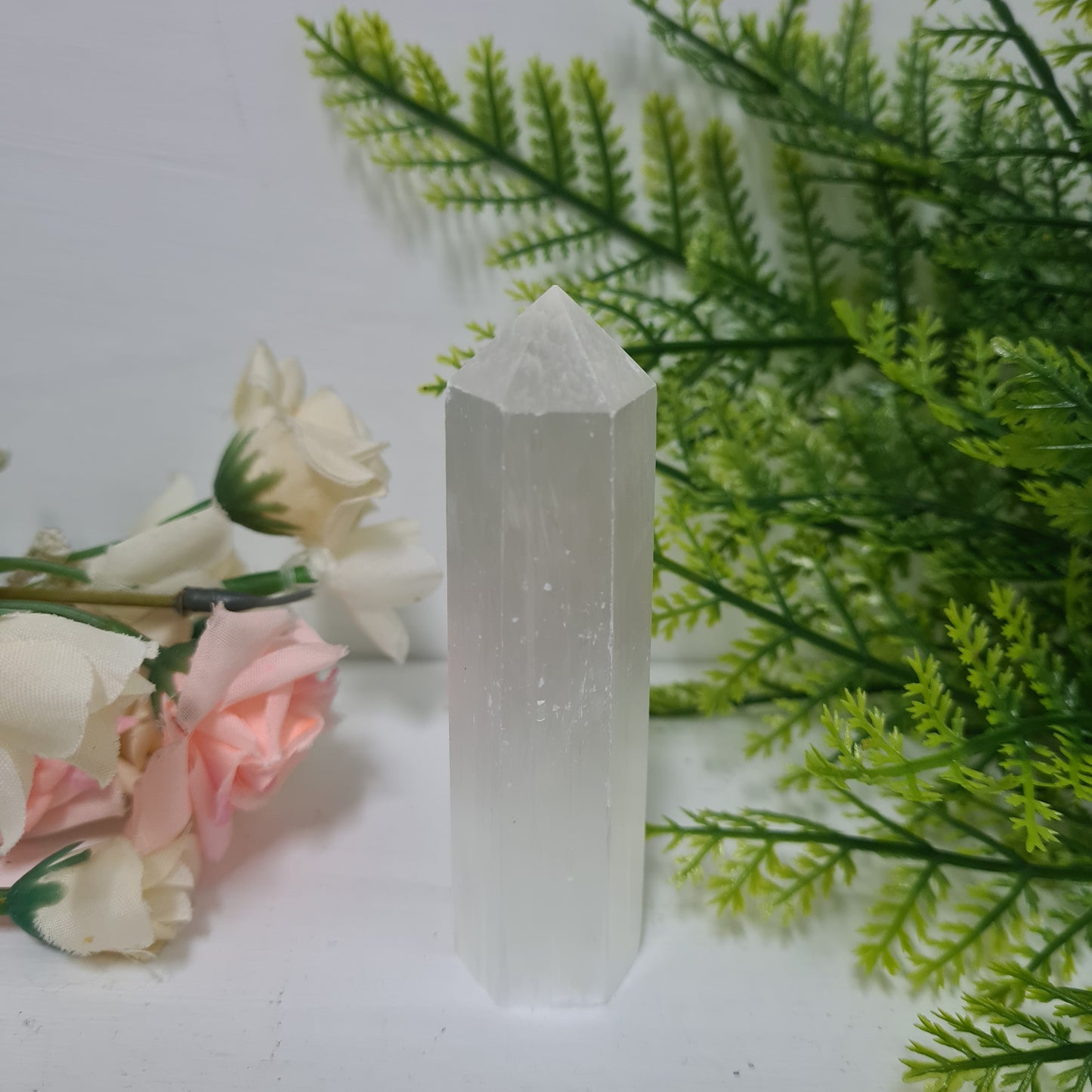 Selenite Gemstone Point