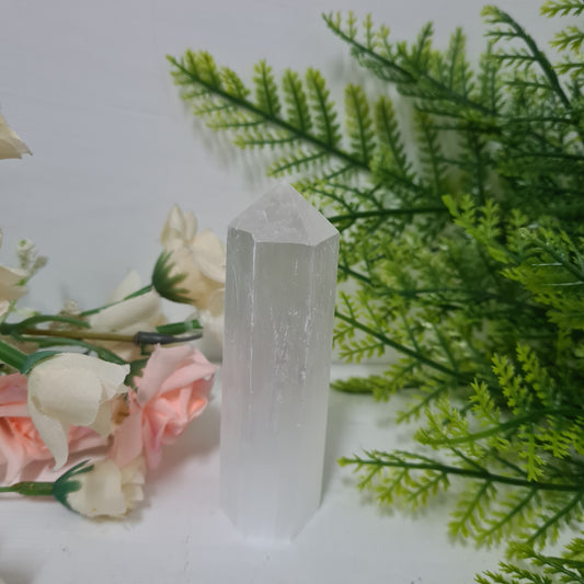 Selenite Gemstone Point