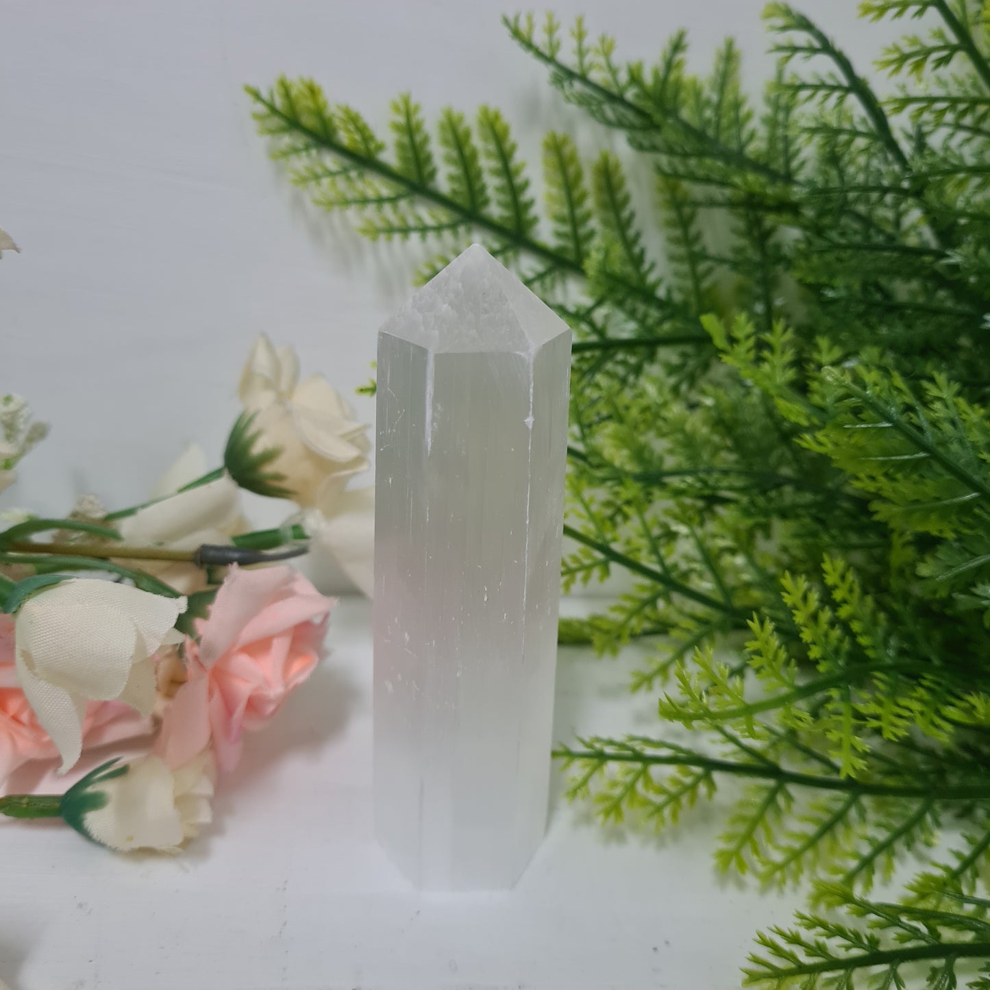 Selenite Gemstone Point