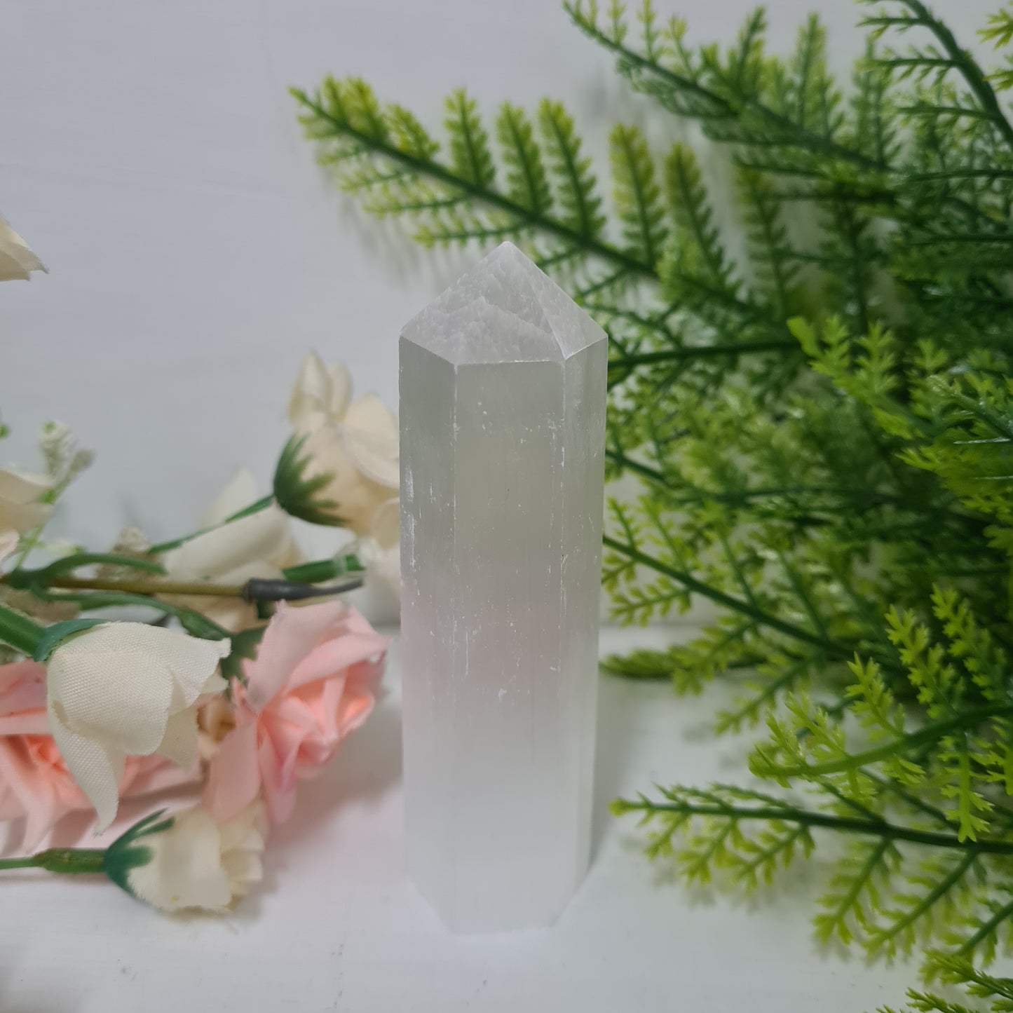 Selenite Gemstone Point