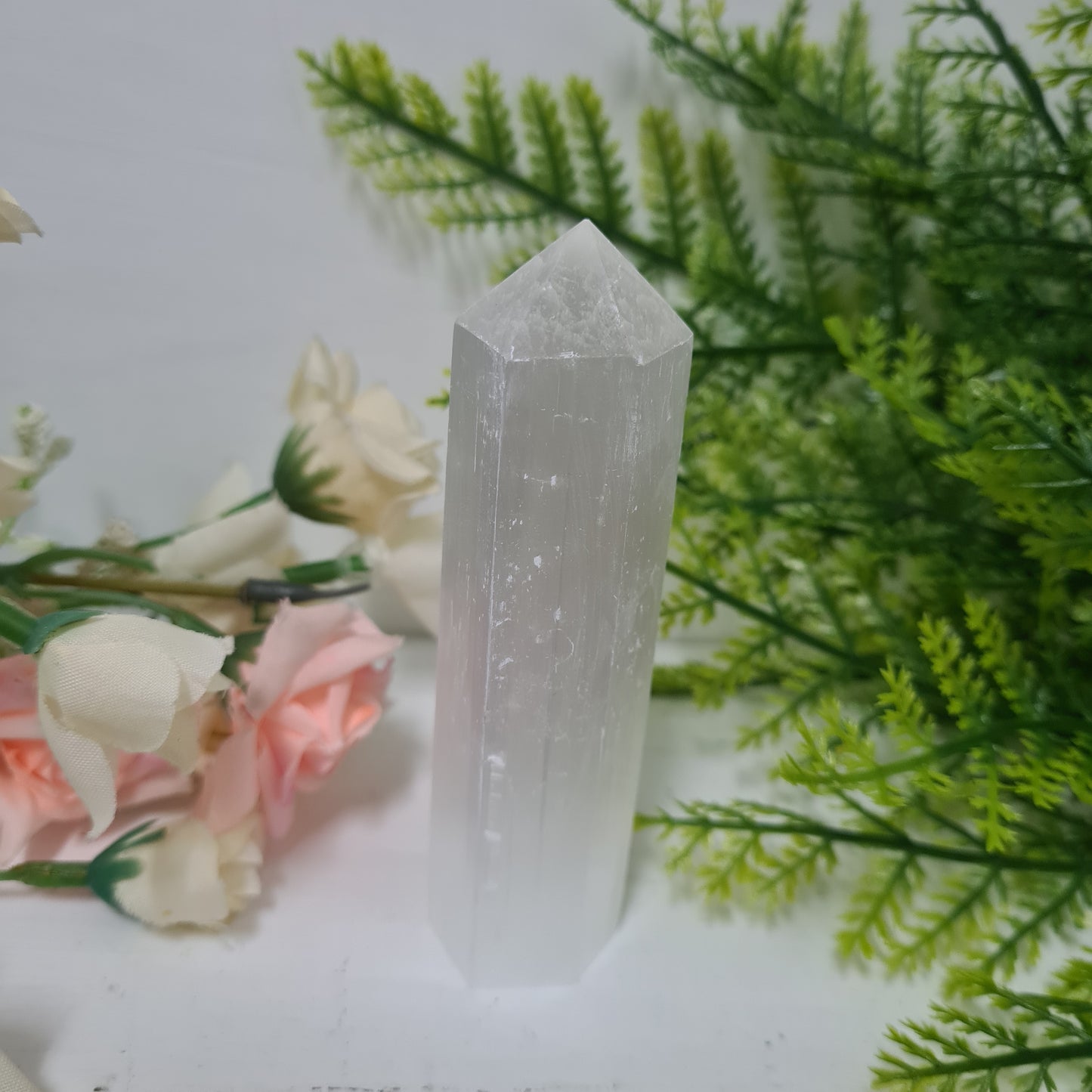 Selenite Gemstone Point