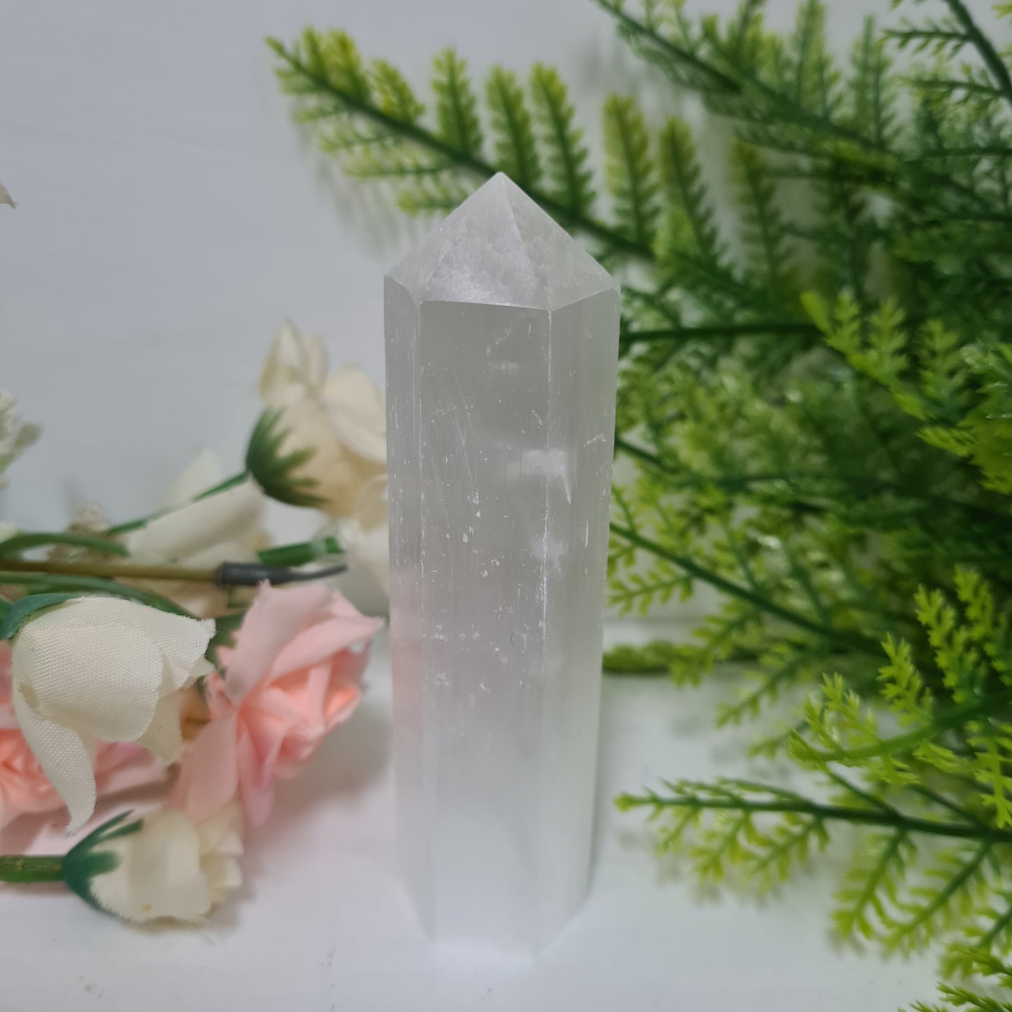 Selenite Gemstone Point