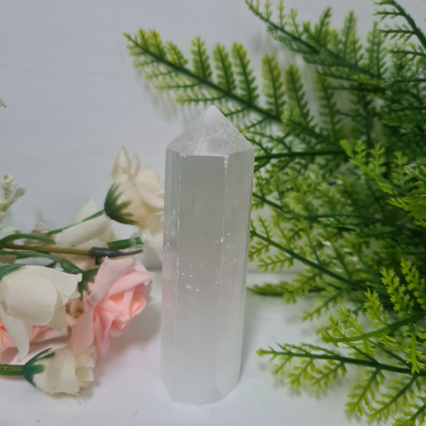 Selenite Gemstone Point