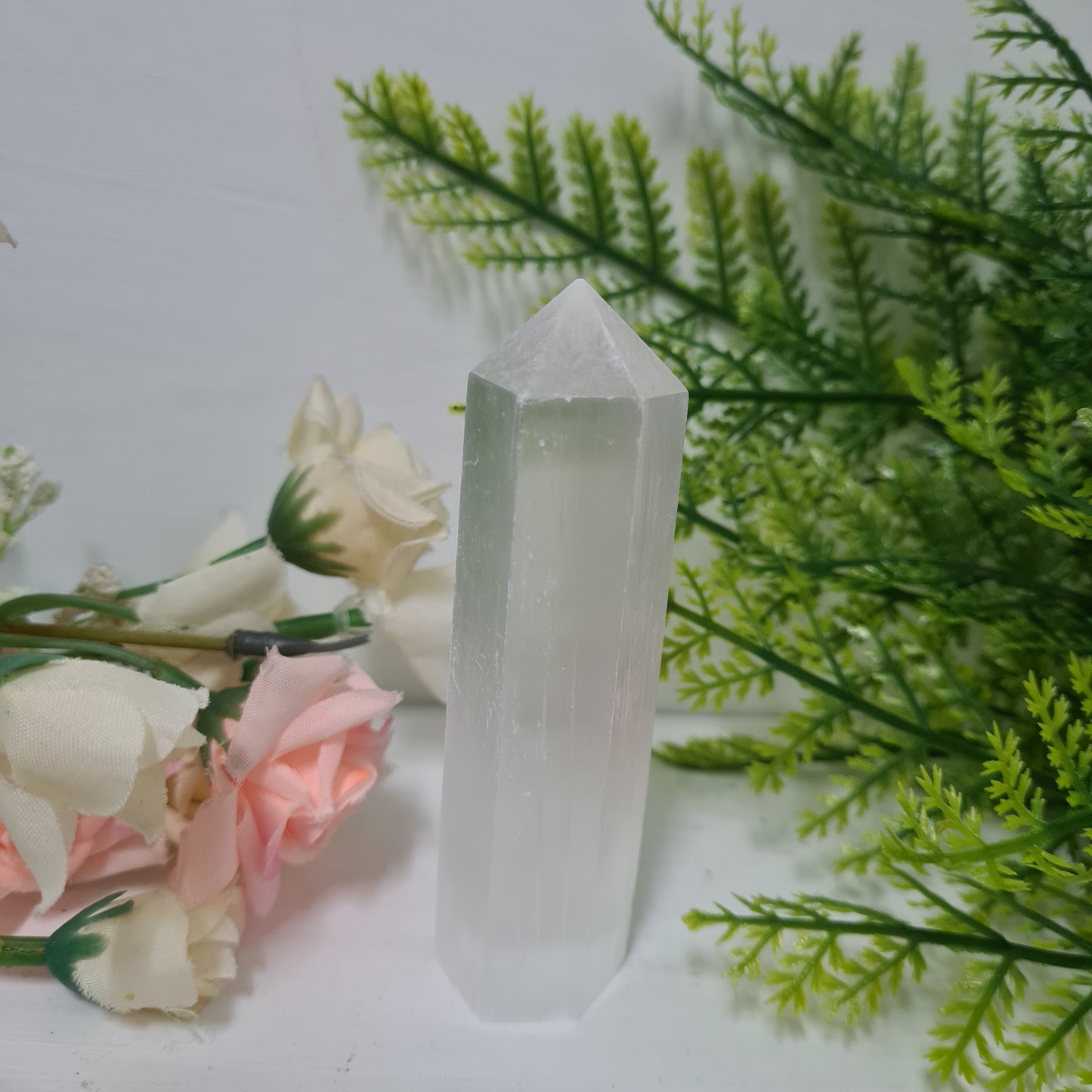 Selenite Gemstone Point