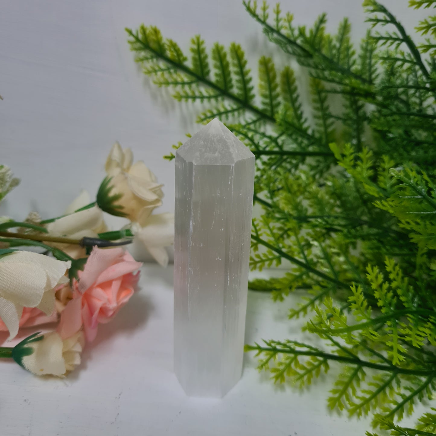 Selenite Gemstone Point