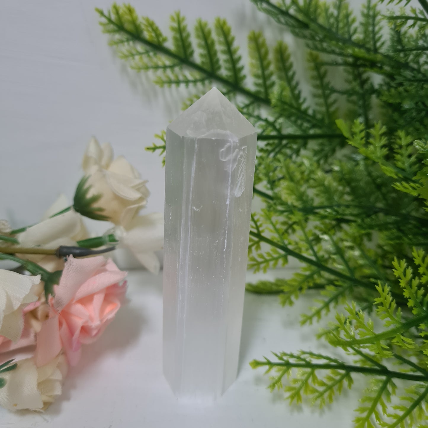 Selenite Gemstone Point