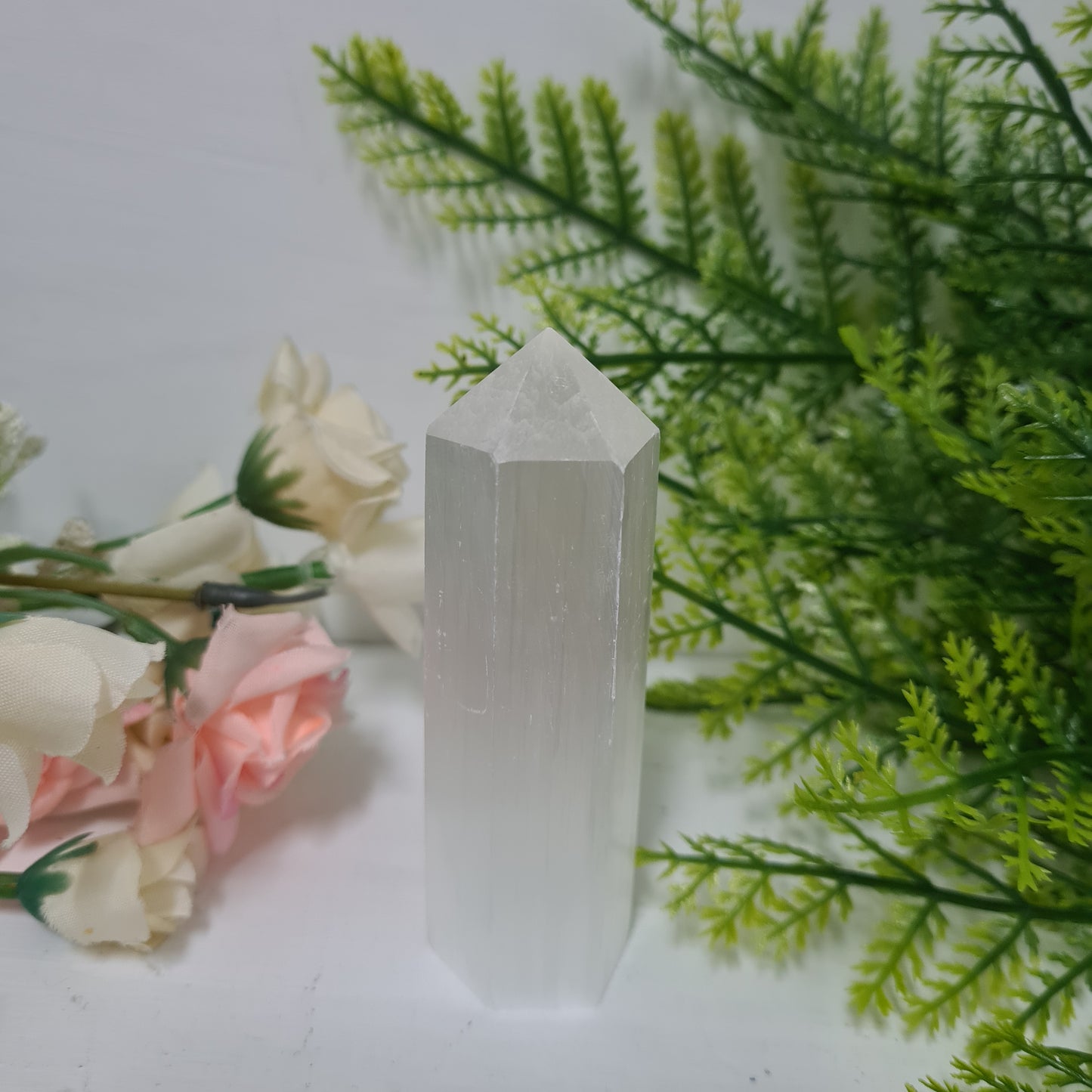 Selenite Gemstone Point