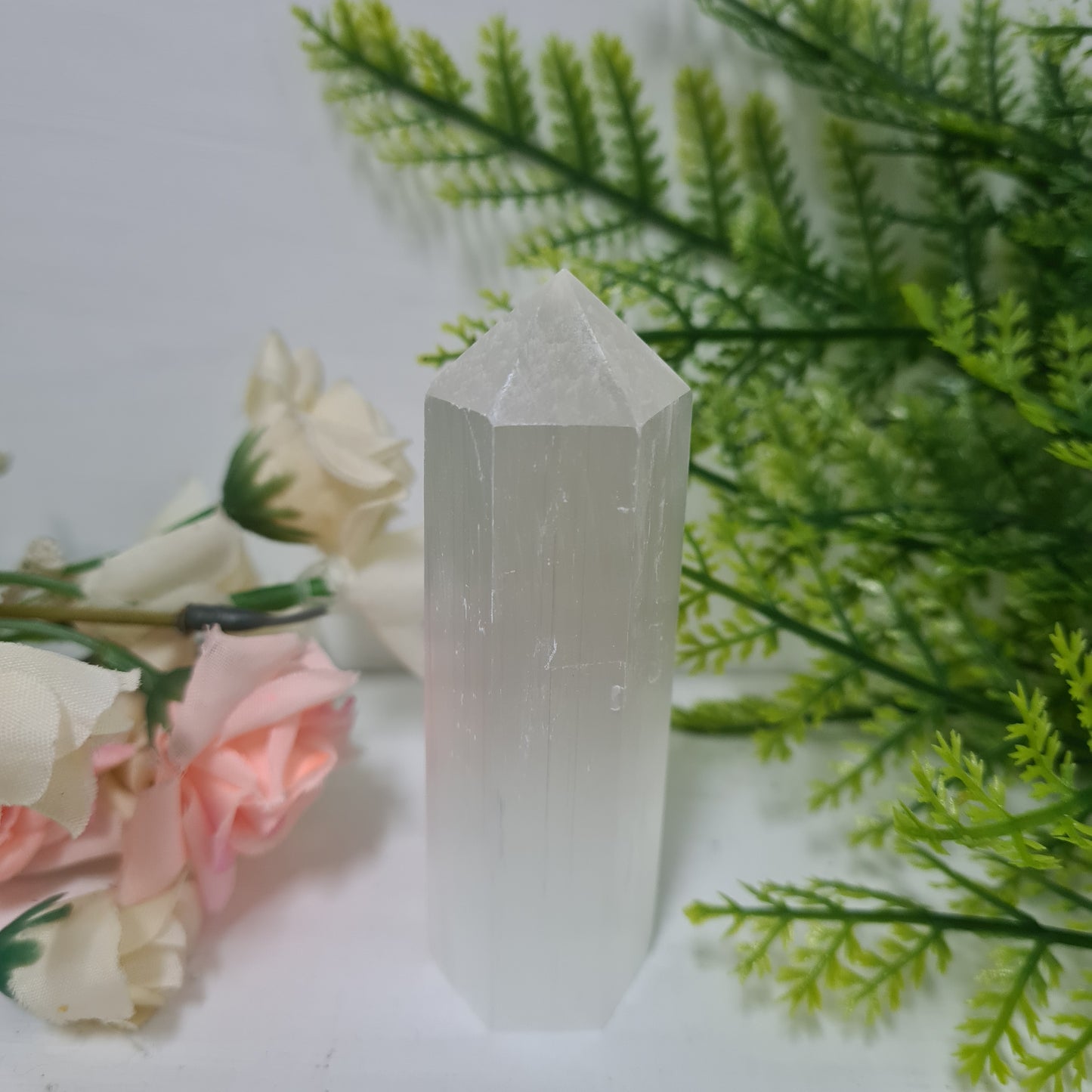 Selenite Gemstone Point