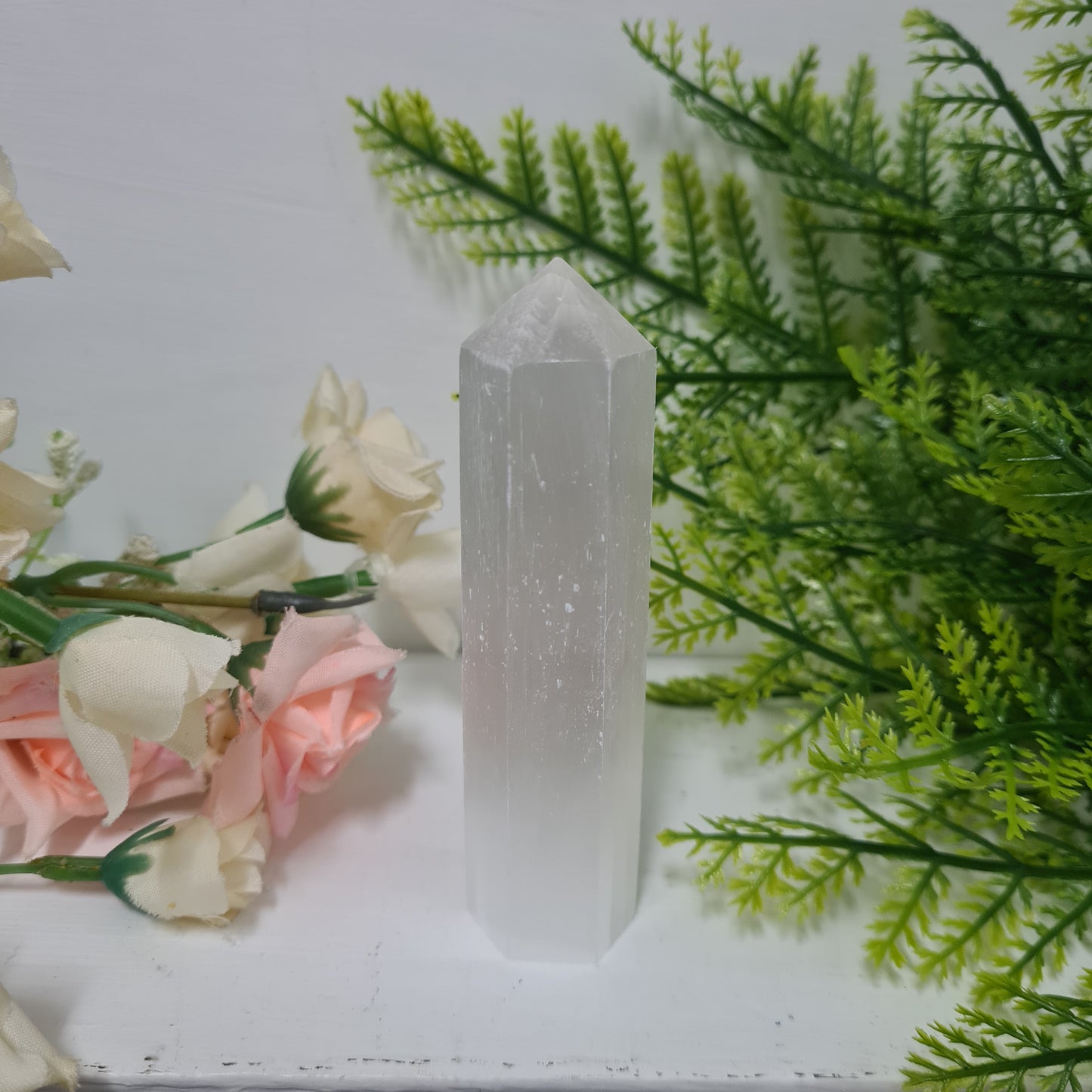 Selenite Gemstone Point