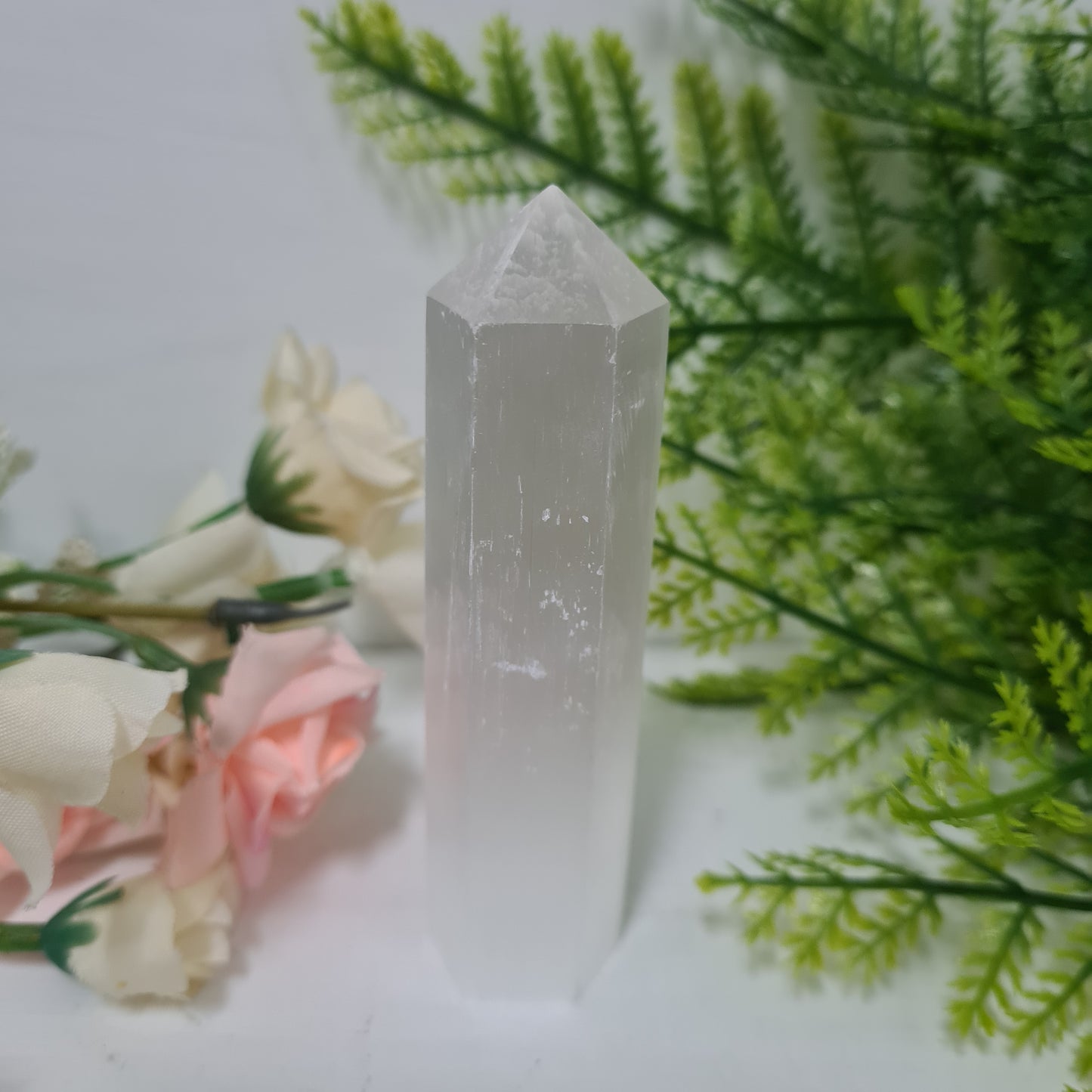 Selenite Gemstone Point