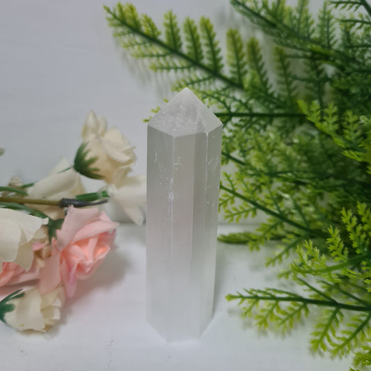 Selenite Gemstone Point