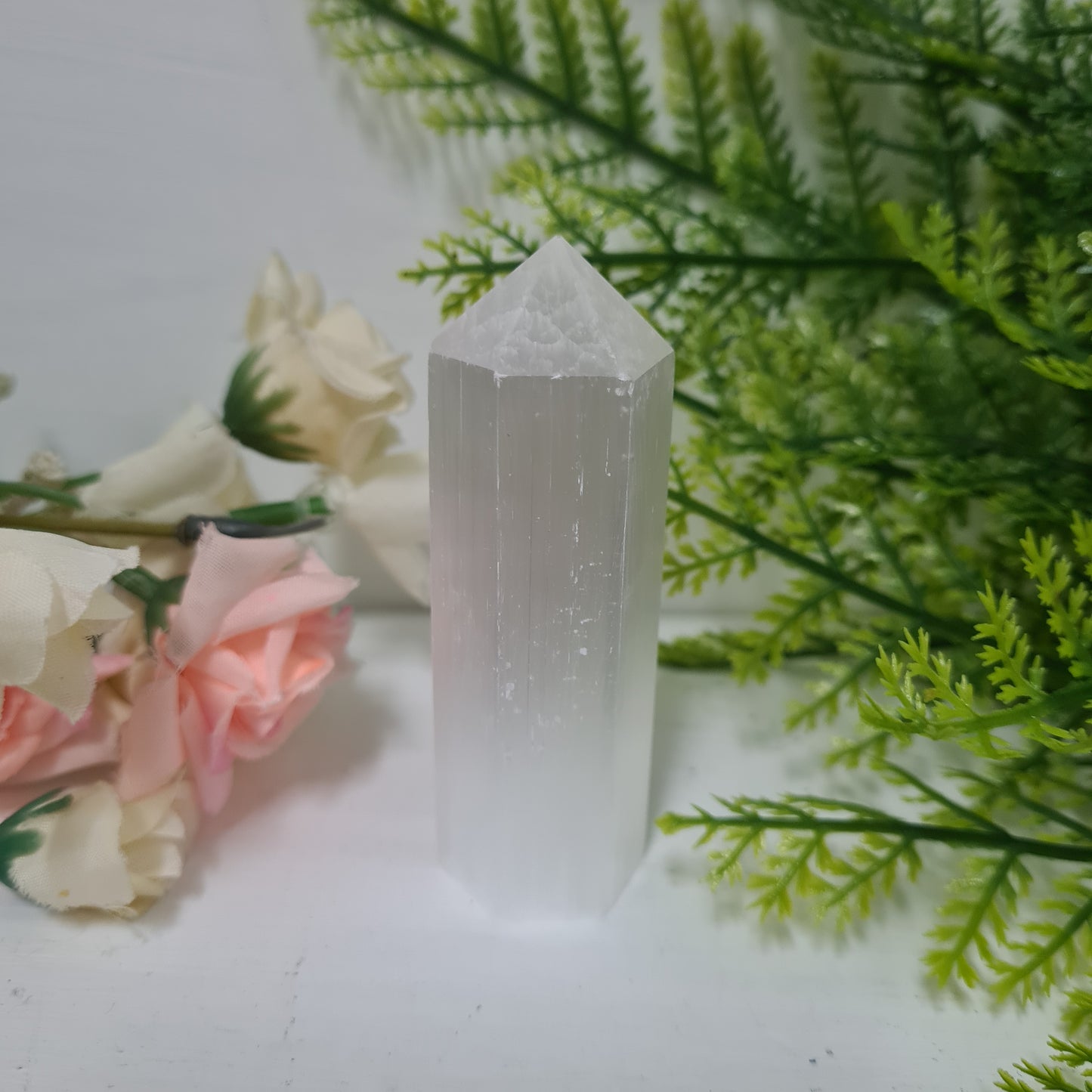 Selenite Gemstone Point