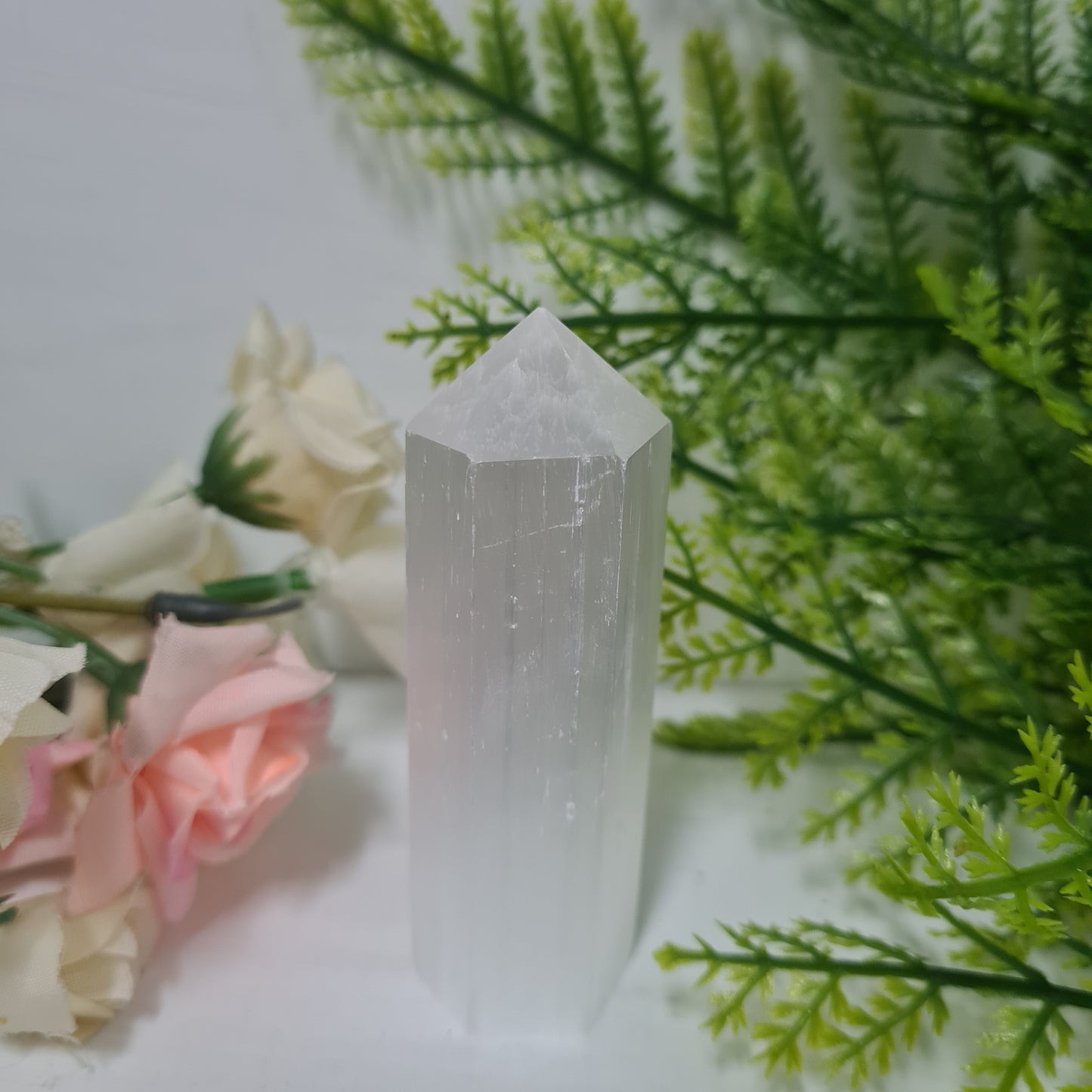 Selenite Gemstone Point