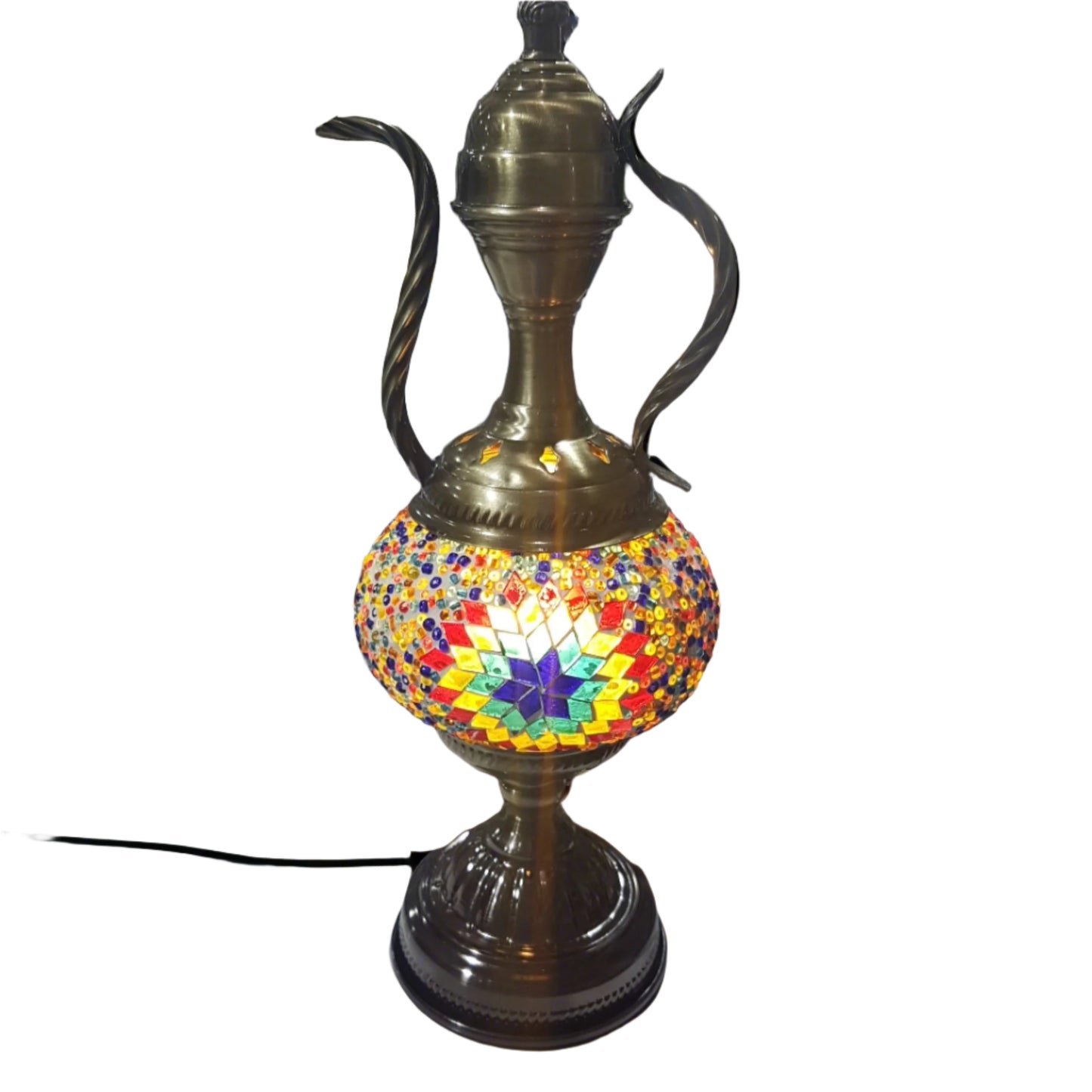 Turkish Mosaic Teapot Lamp - TL9