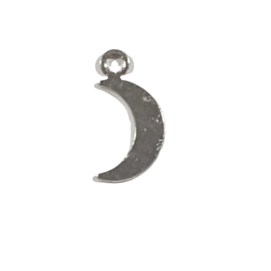 16pc Stainless Steel Half Moon Charm Pendants