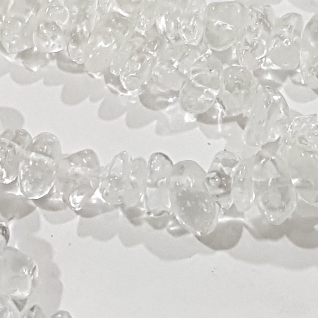 Clear Quartz Chip Bead Strand