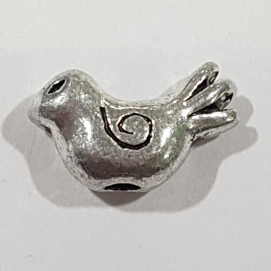 Silver Dove Charm