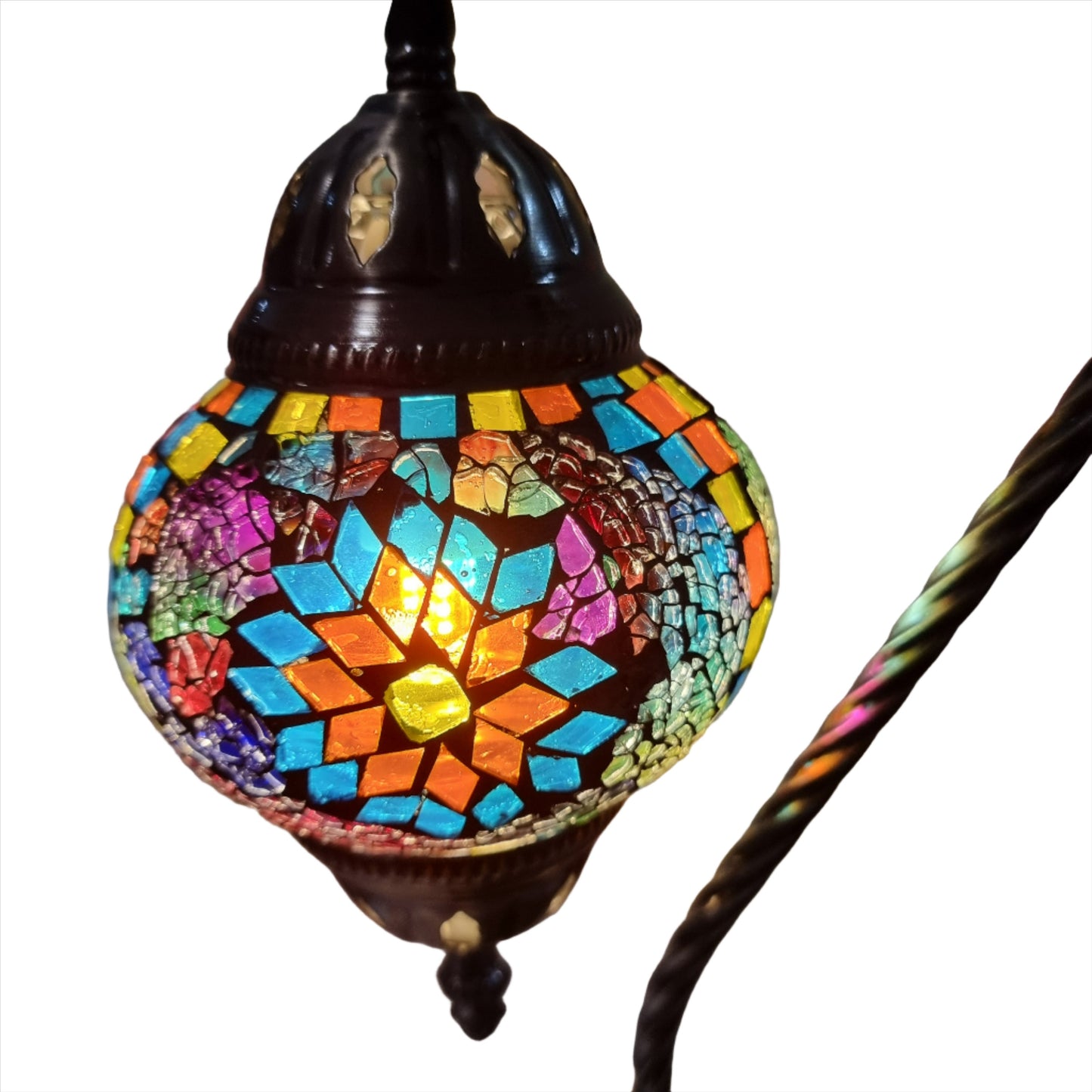 Turkish Mosaic Swan Lamp -TL16