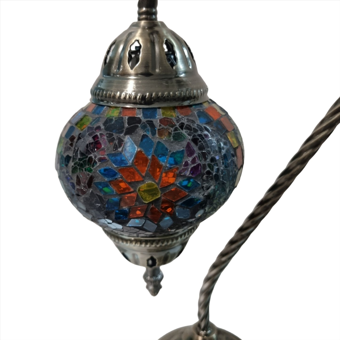 Turkish Mosaic Swan Lamp -TL16