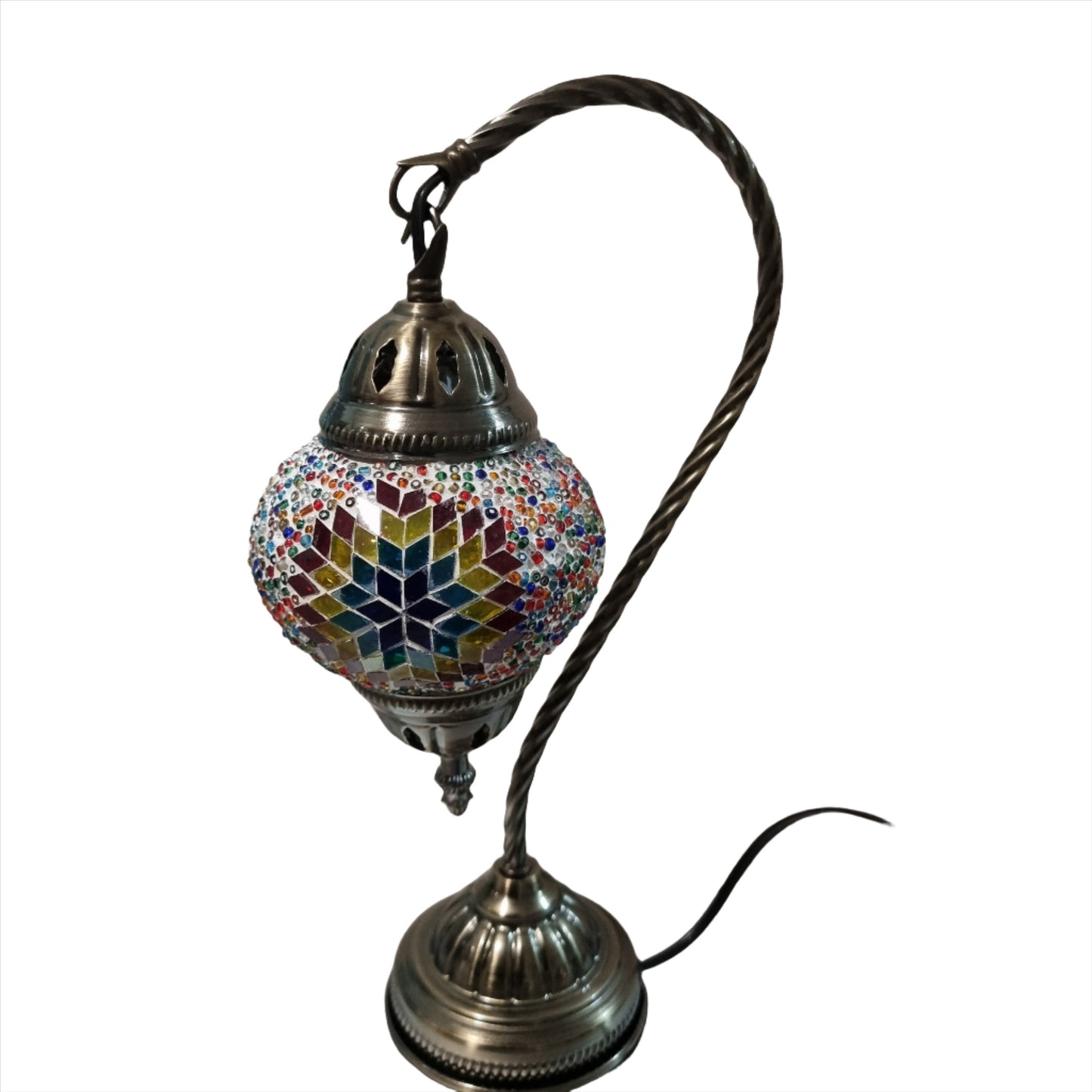 Turkish Mosaic Swan Lamp -TL16