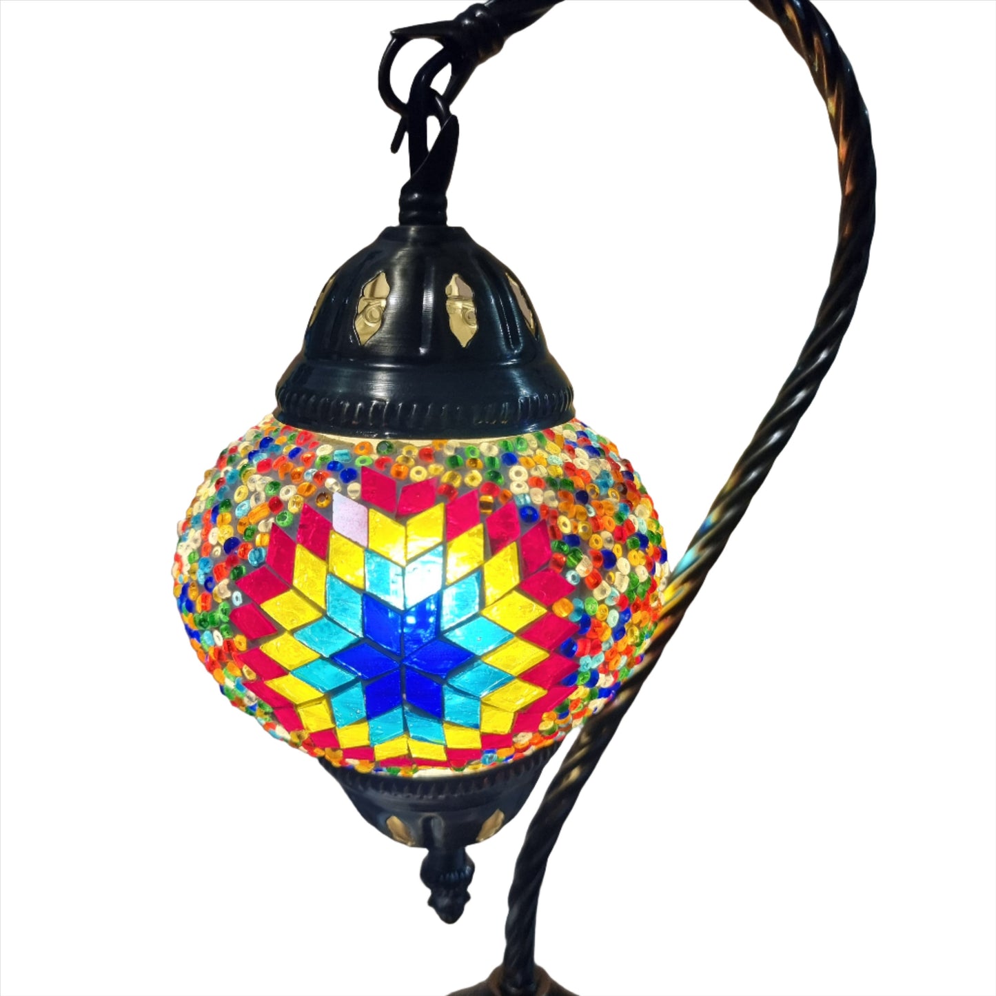 Turkish Mosaic Swan Lamp -TL16