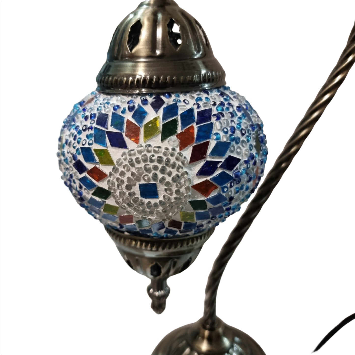 Turkish Mosaic Swan Lamp -TL16