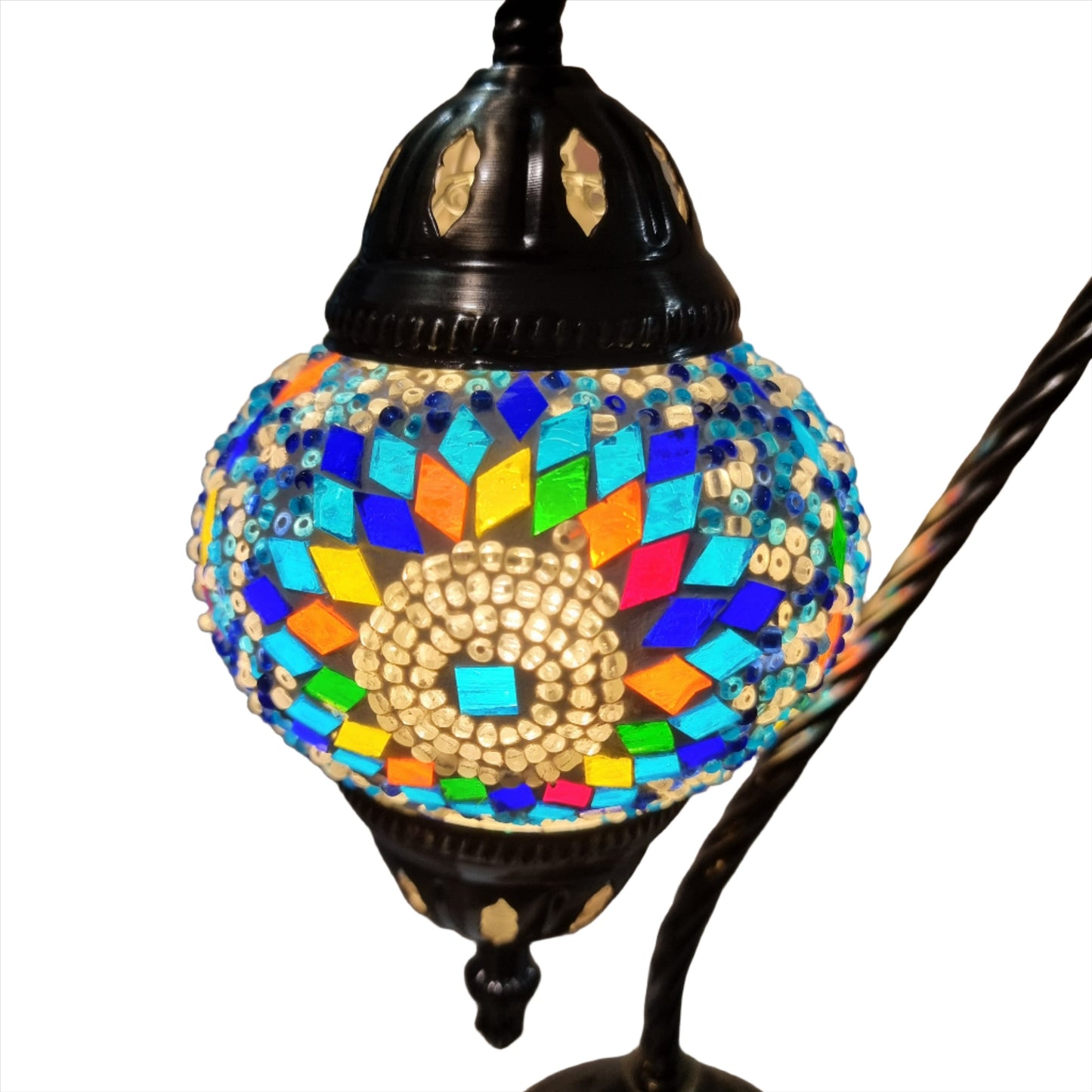 Turkish Mosaic Swan Lamp -TL16