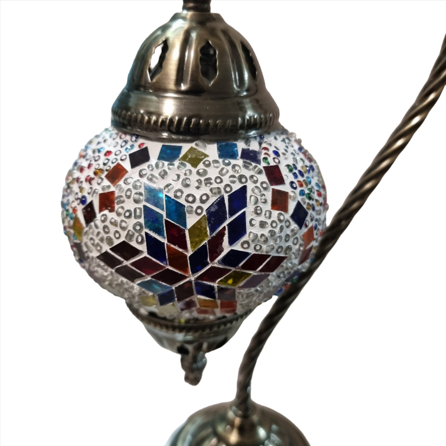 Turkish Mosaic Swan Lamp -TL16