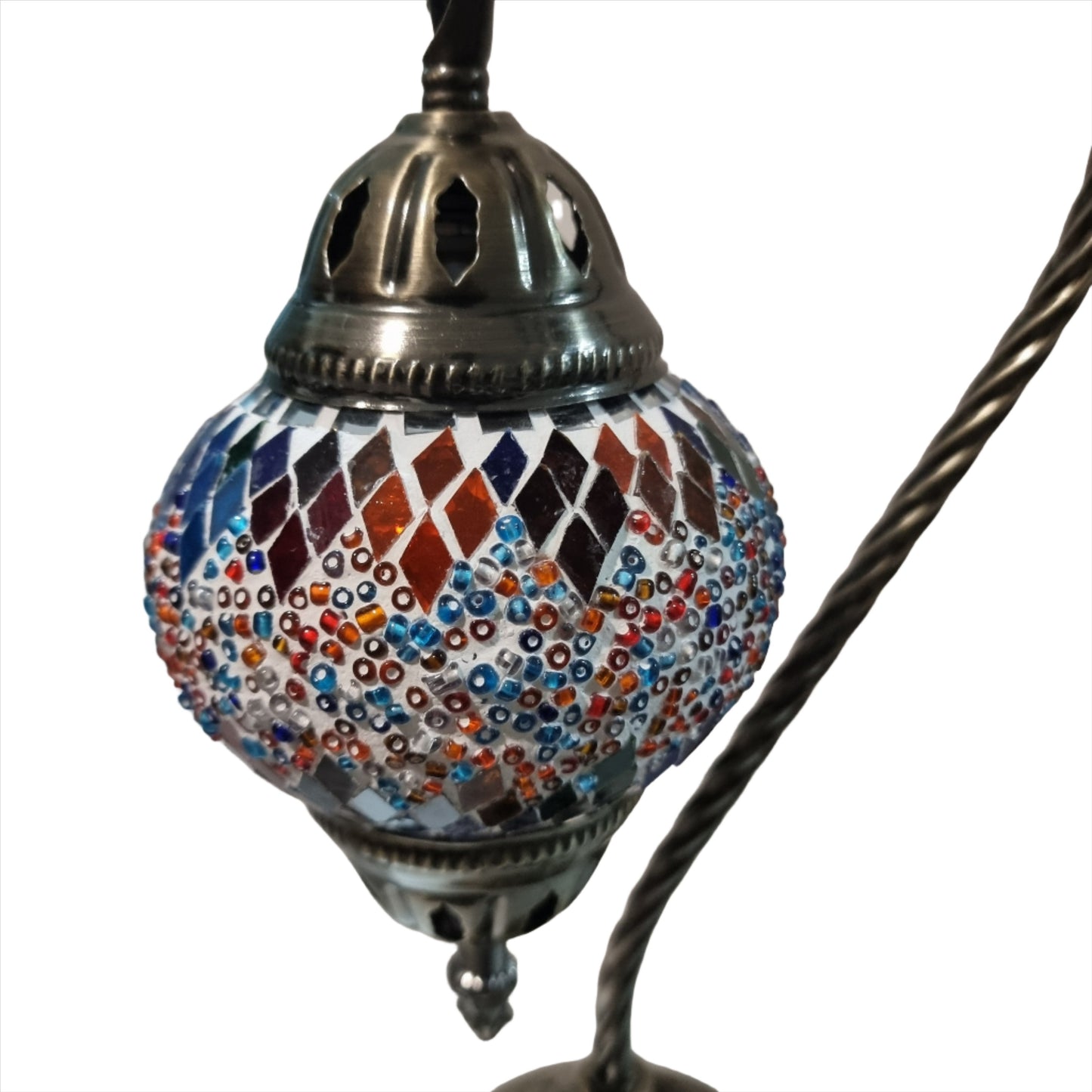 Turkish Mosaic Swan Lamp -TL16