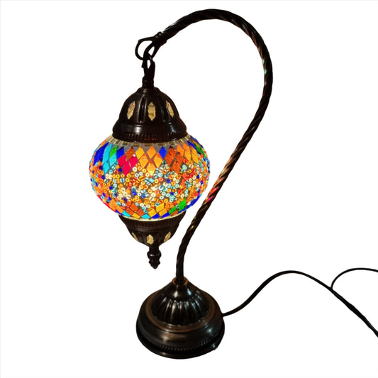 Turkish Mosaic Swan Lamp -TL16