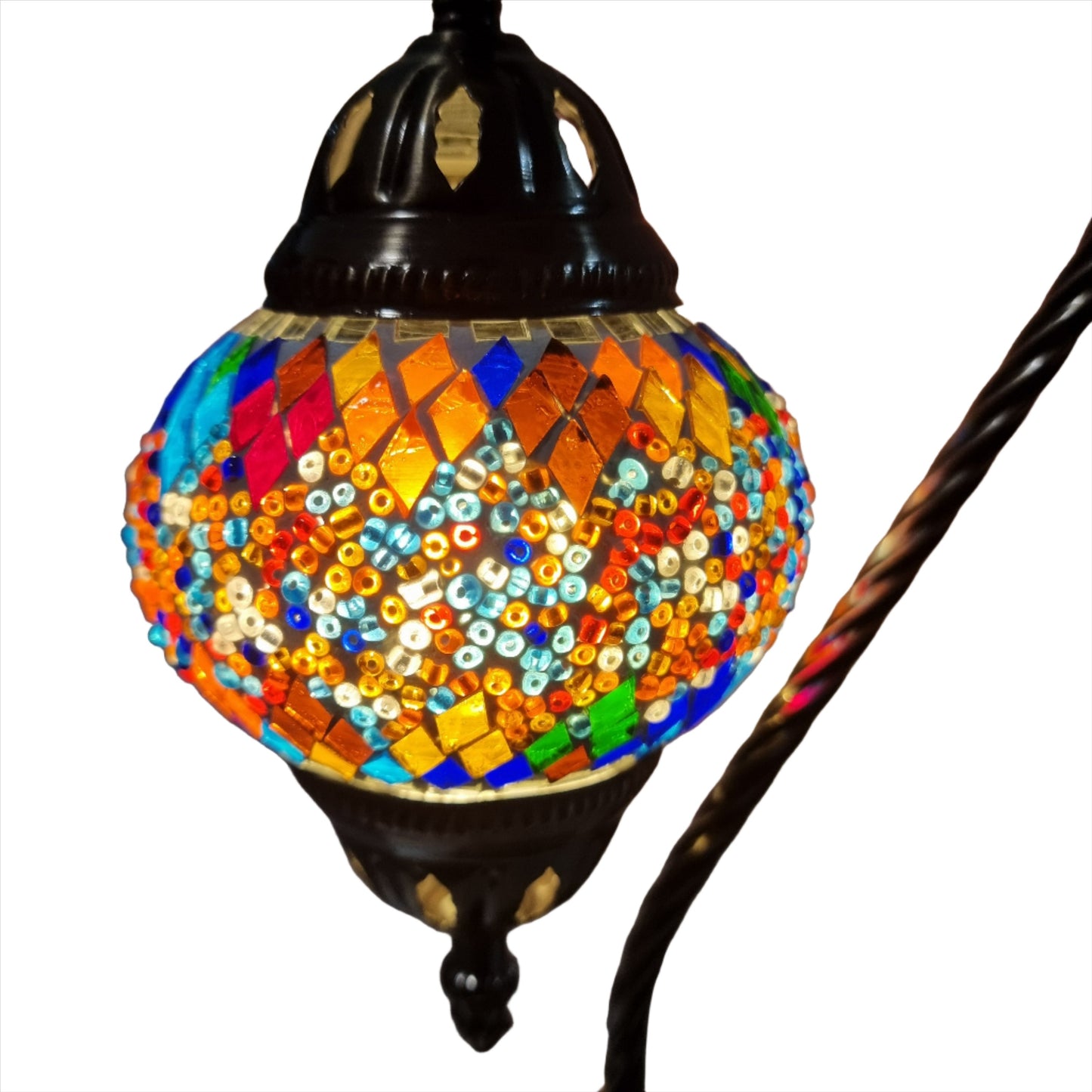 Turkish Mosaic Swan Lamp -TL16