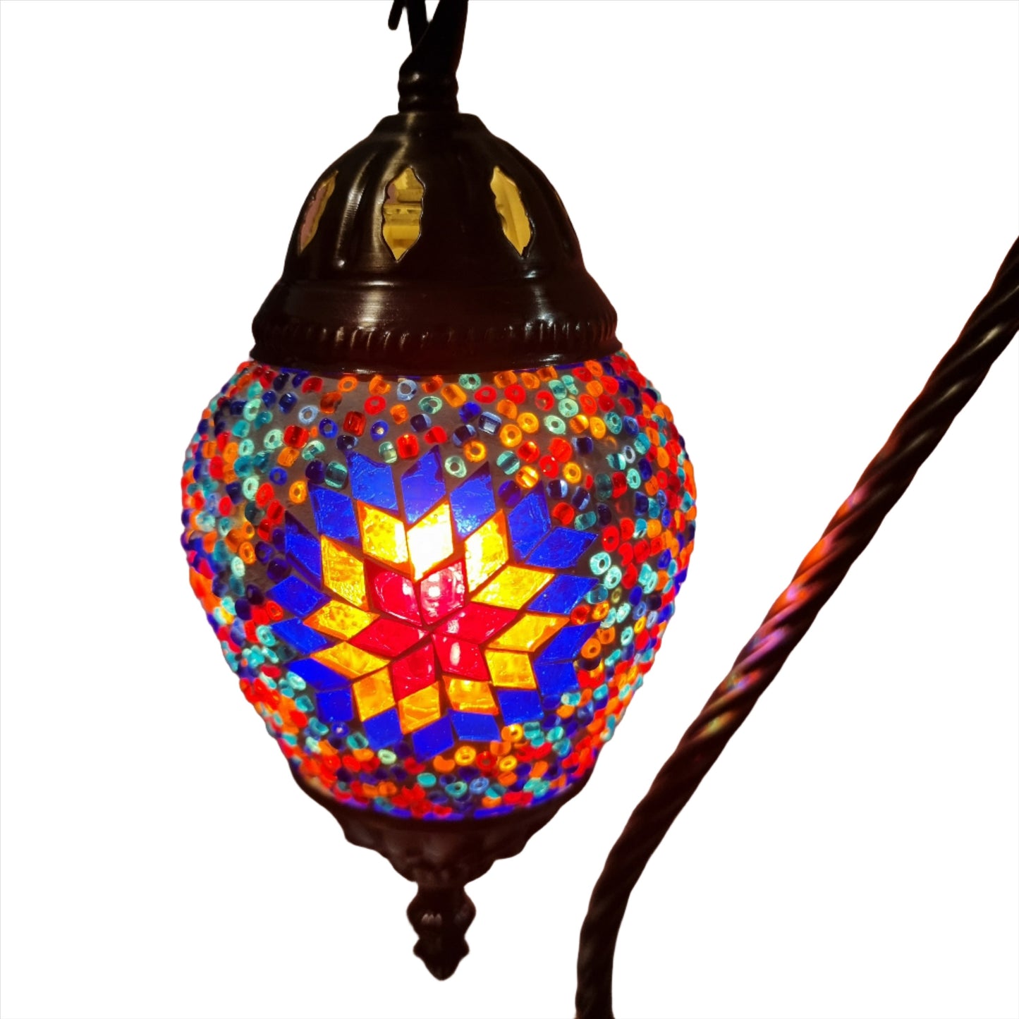 Turkish Mosaic Swan Lamp - TL15