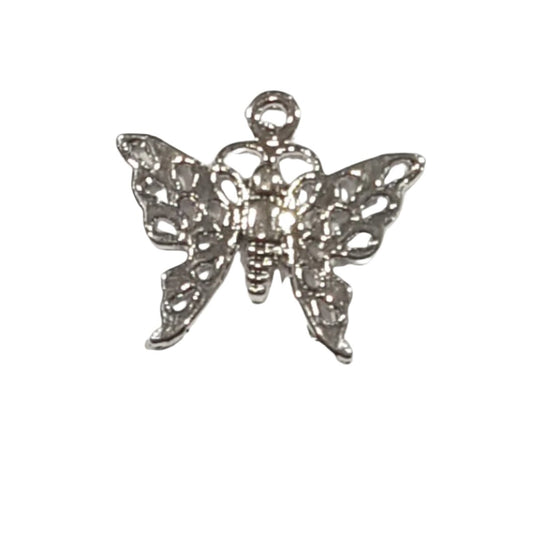 Silver Butterfly Charm