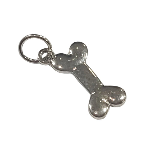 Silver Doggy Bone Charm