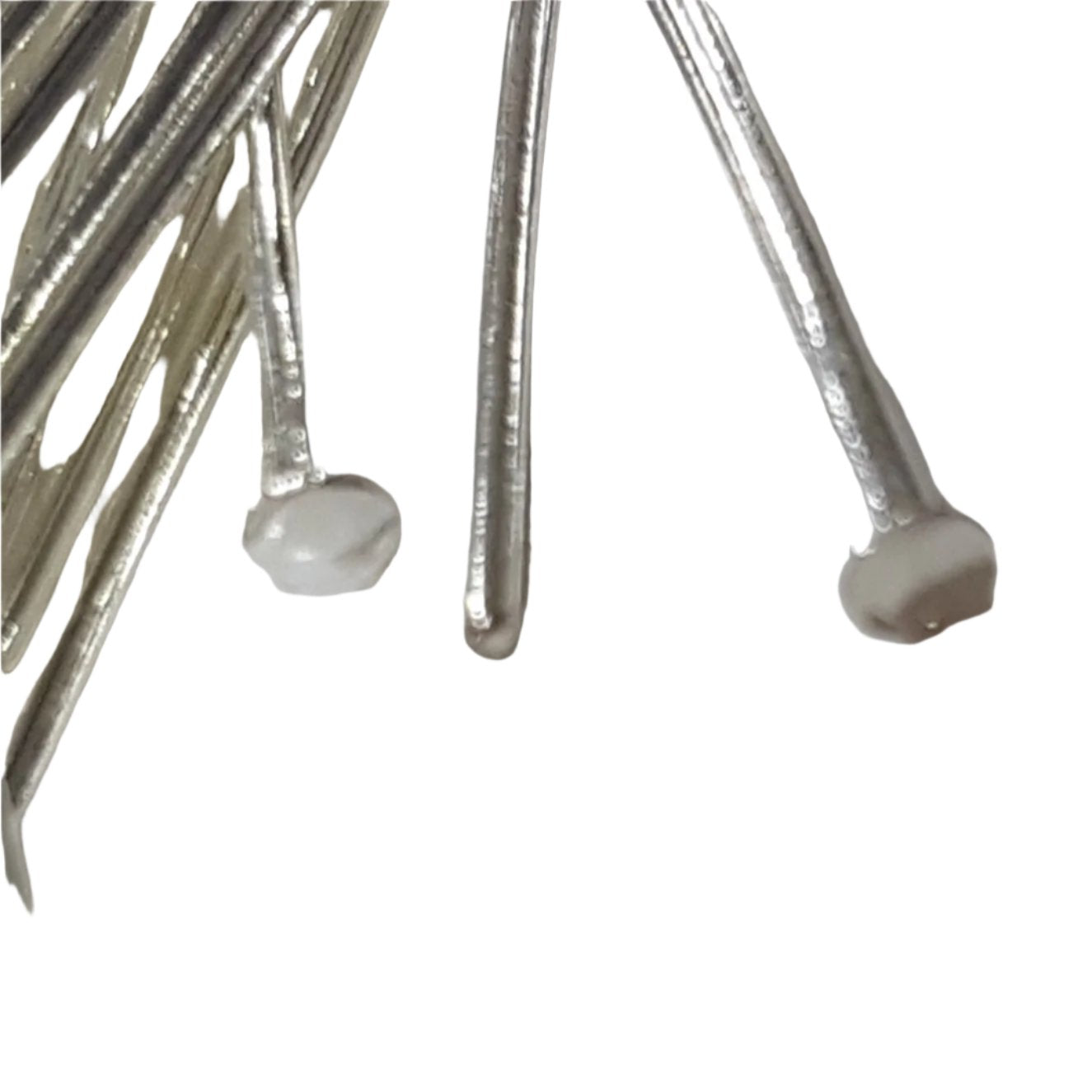 50pc 7.5cm Silver Head Pins