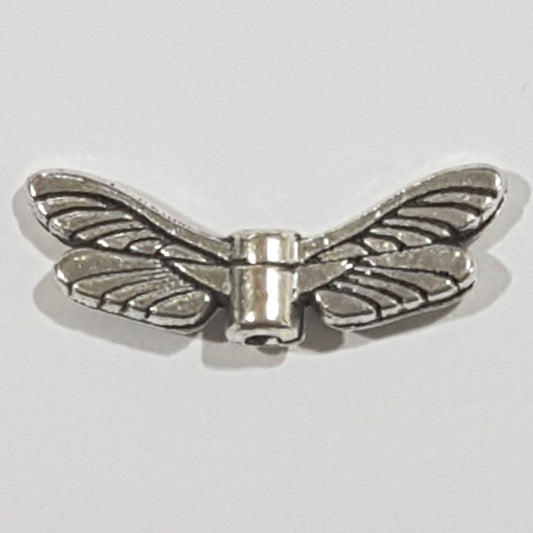 10pc Silver Wing Charms