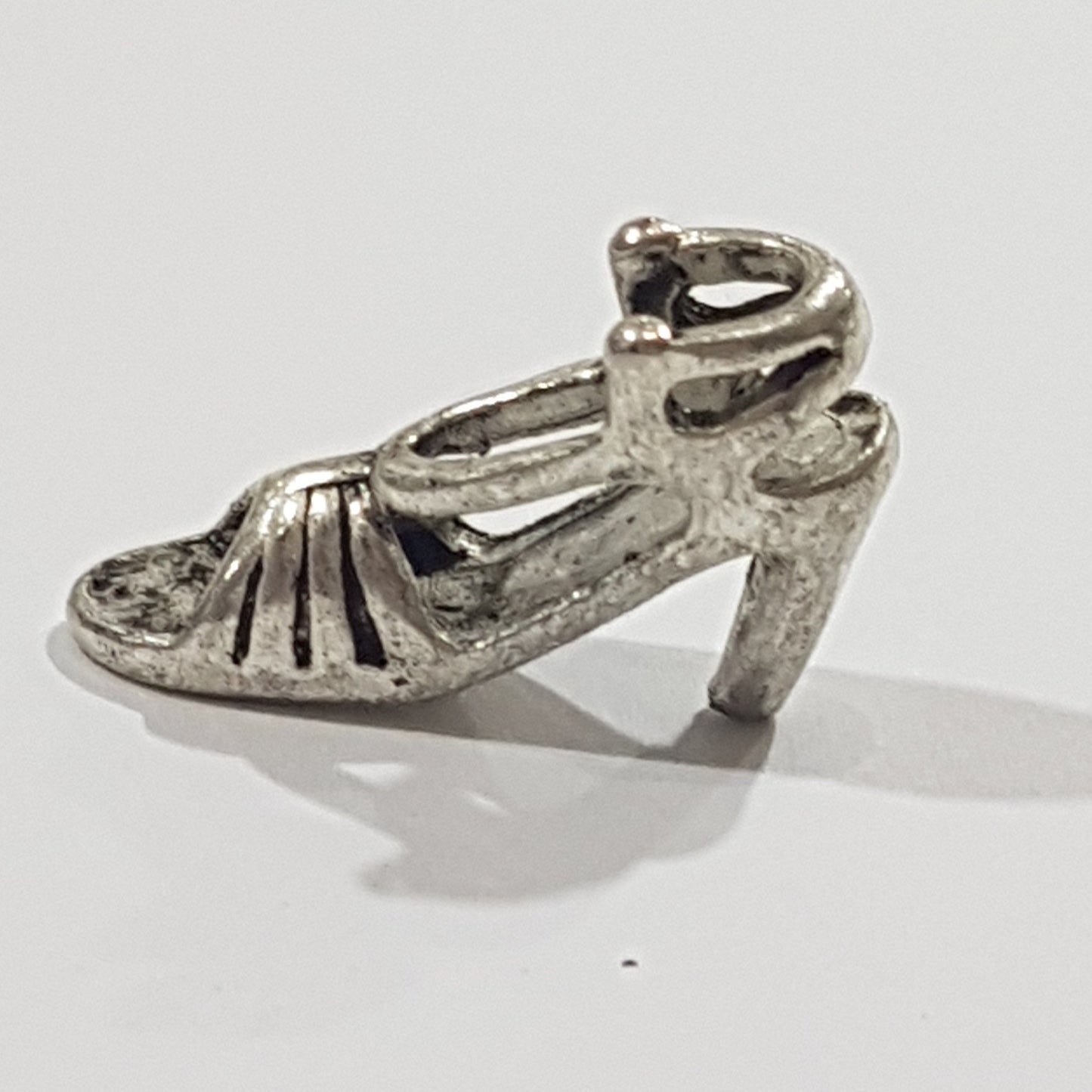 Silver Open Toe Heel Charm