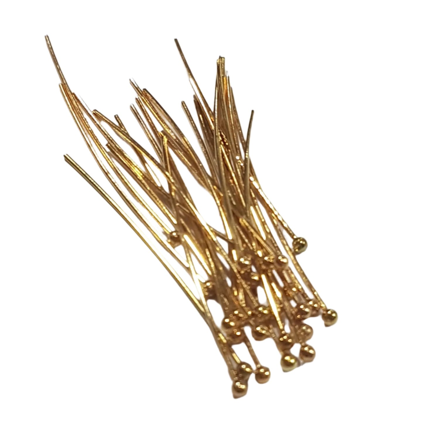 50pc 4cm Dark Gold Ball Head Pins