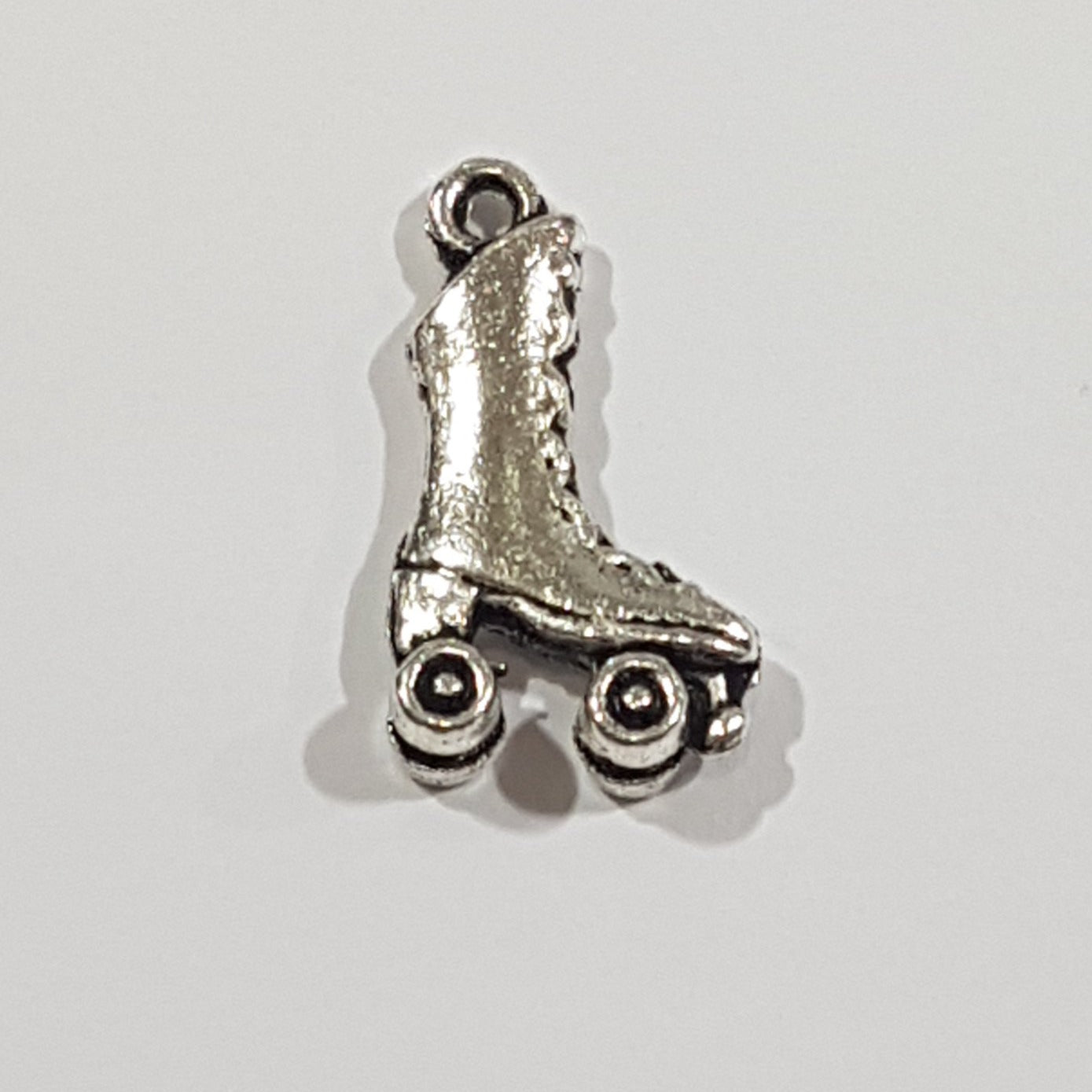 Silver Roller Skates Charm