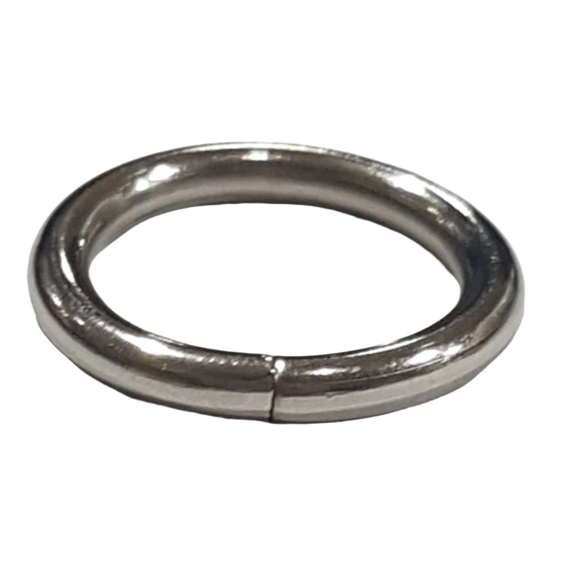 40pc 15mm Platinum Silver Jump Rings