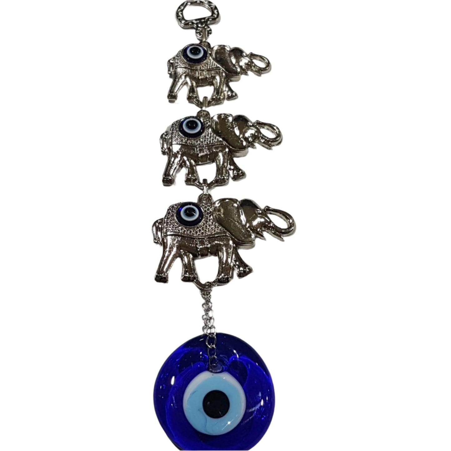 Evil Eye Trio Of Elephants Hanging