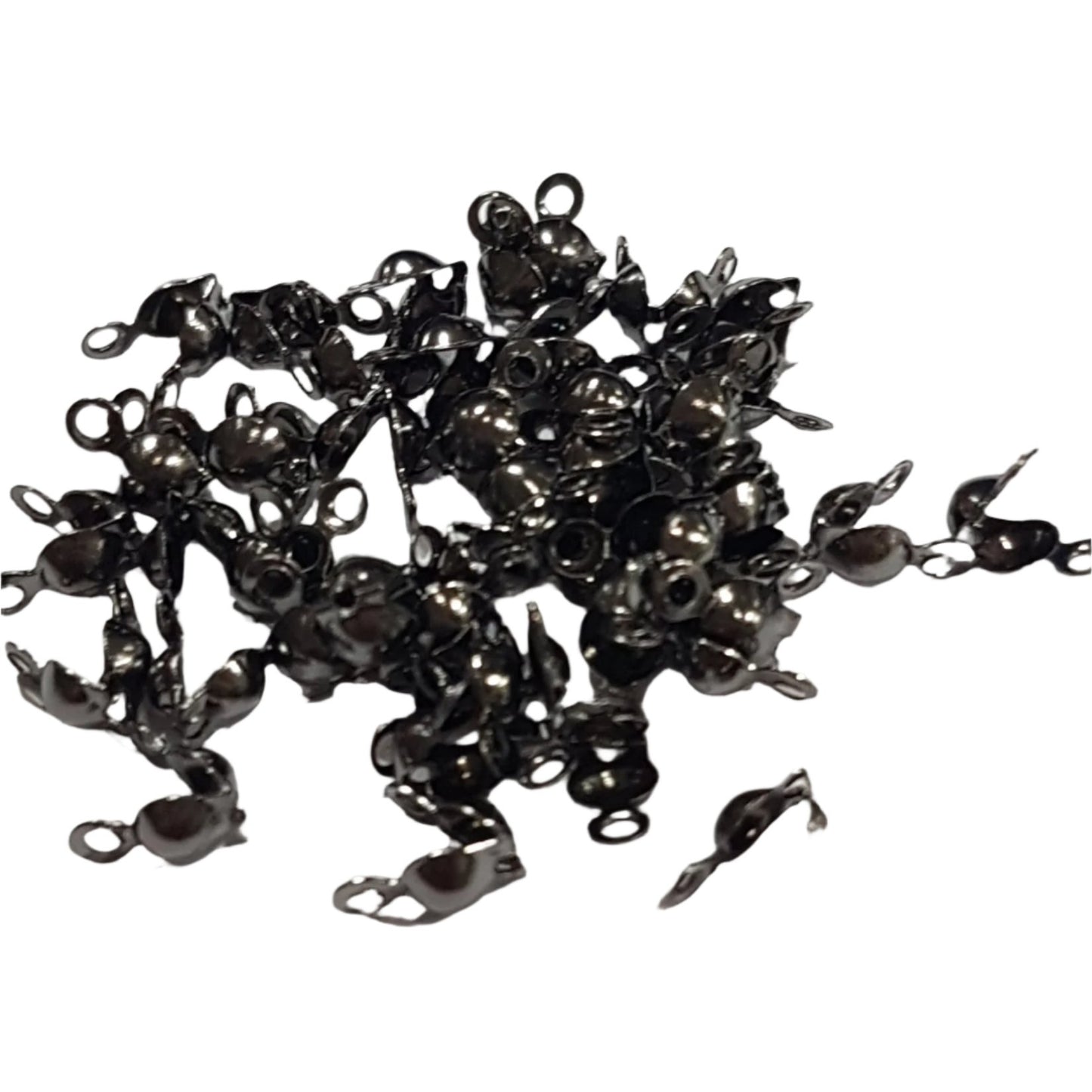 50pc Black Charlotte Crimps