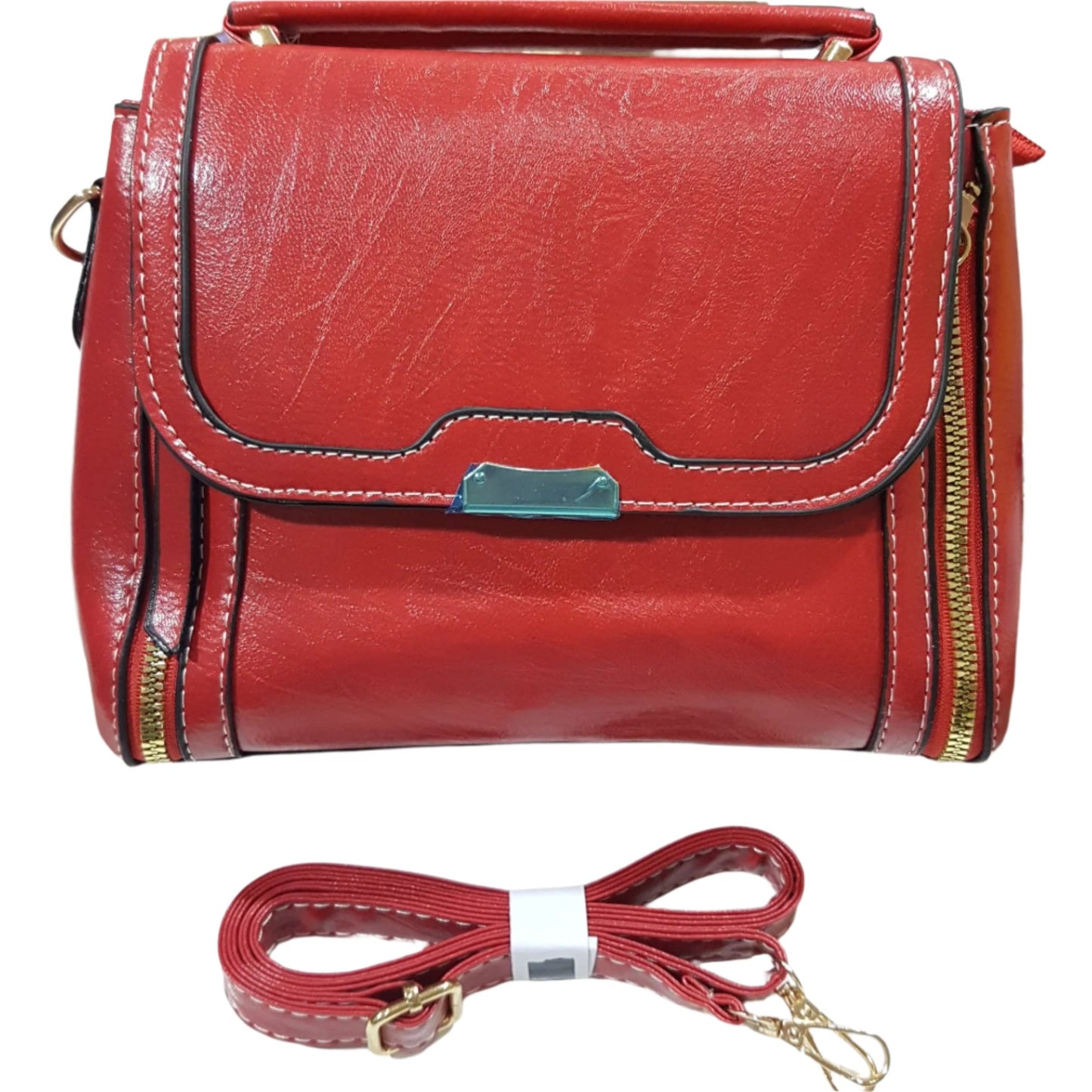 Red Leather Handbag